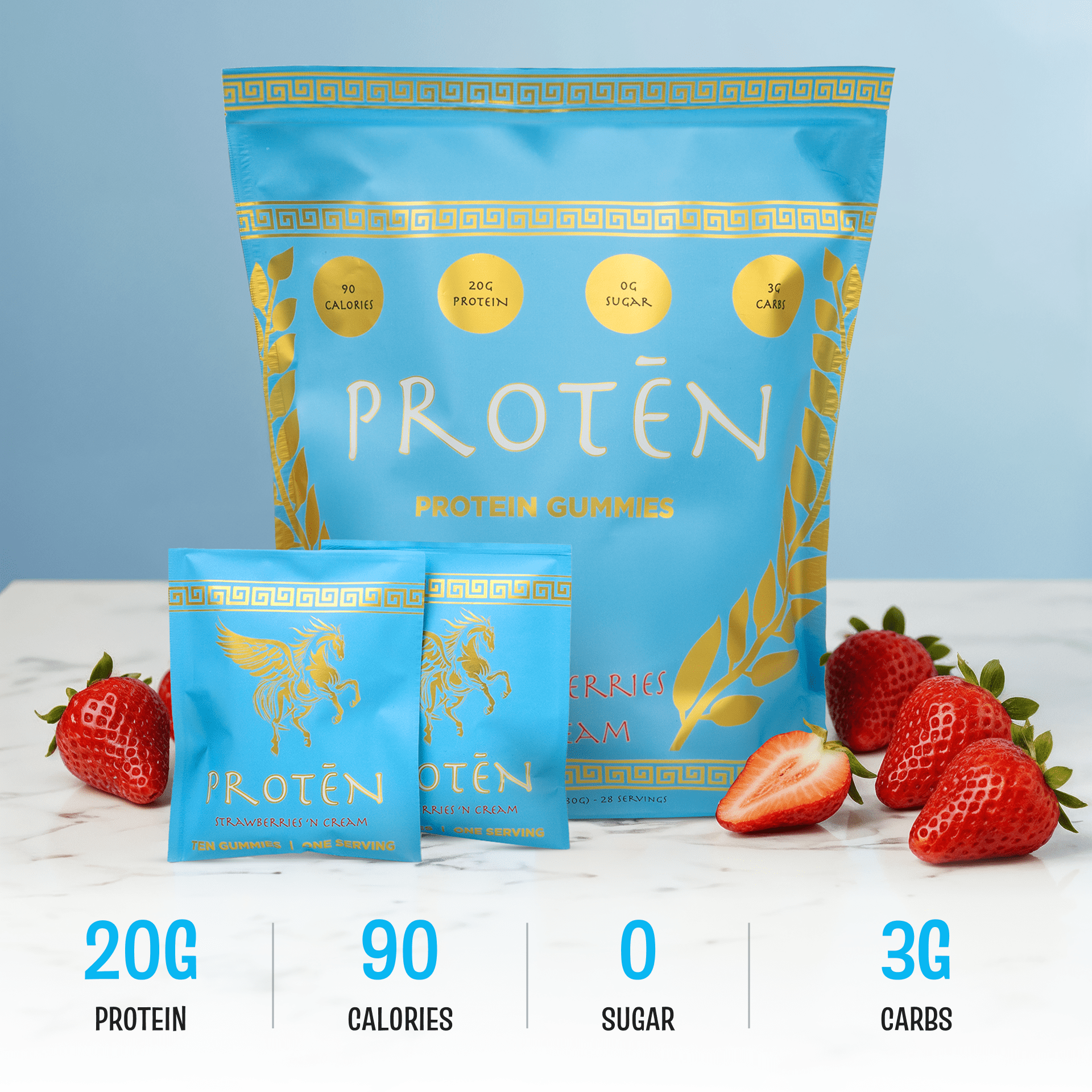 Protēn Strawberries N’ Cream 28 Count (Copy)