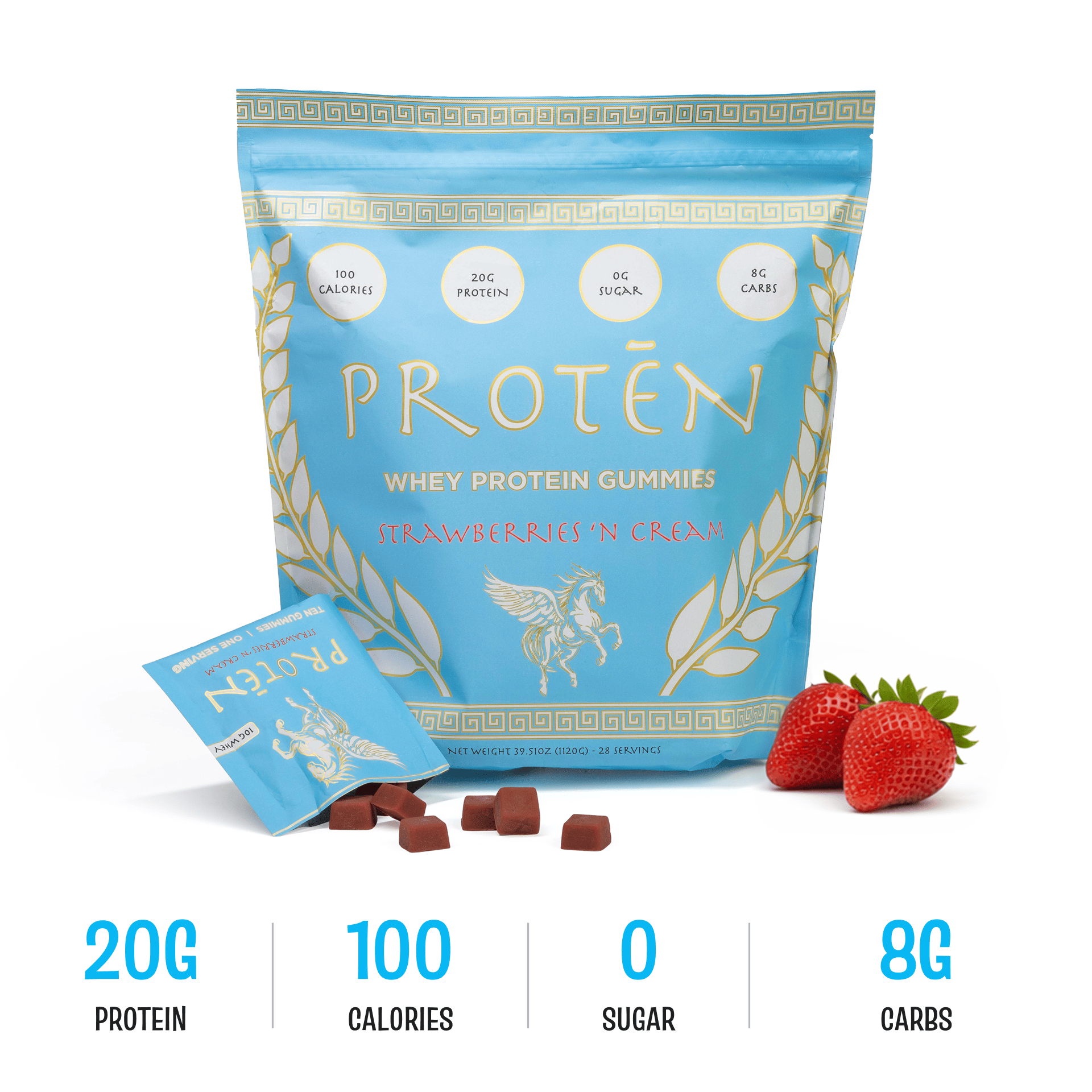 PROTĒN Strawberries N’ Cream 28 Count